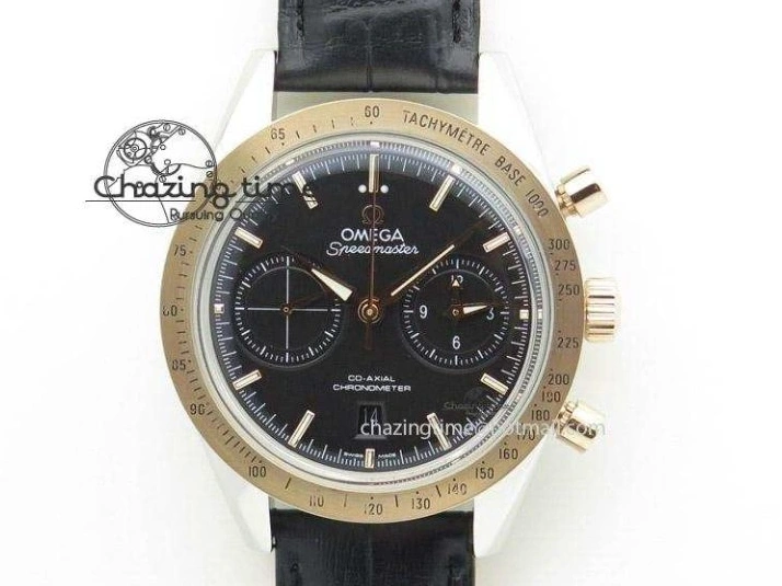 0506 Speedmaster ’57 Co-Axial OMF 1:1 Best Edition Blue Dial White Markers On SS Bracelet A Sustainable 8145